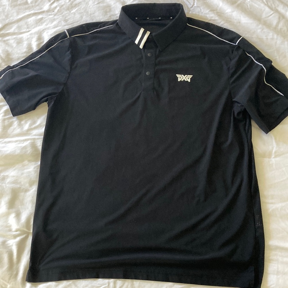 PXG Men’s Fineline Polo Black Medium